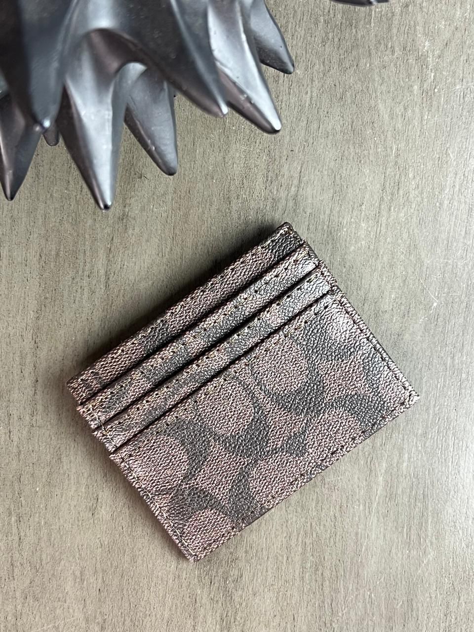 TARJETERO MARCAS COACH CHOCOLATE