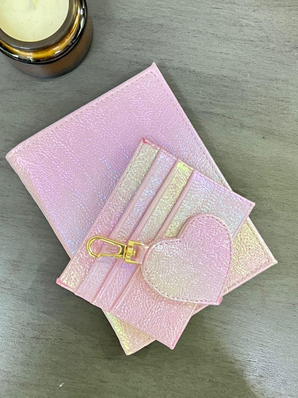 TRIO LLAVERO SIRENA ROSA