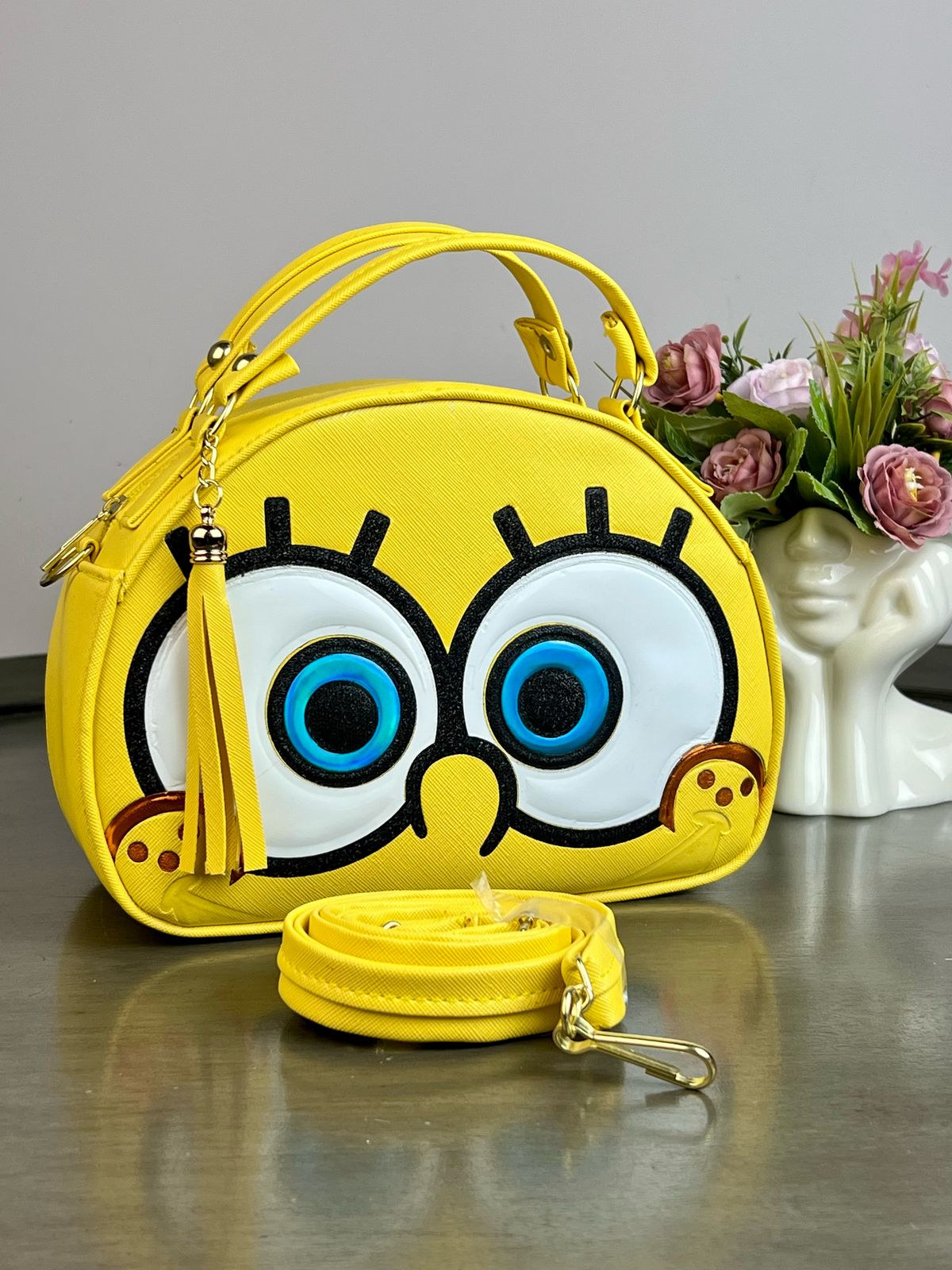 MALETITA PERSONAJE BOB ESPONJA AMARILLO/AZUL