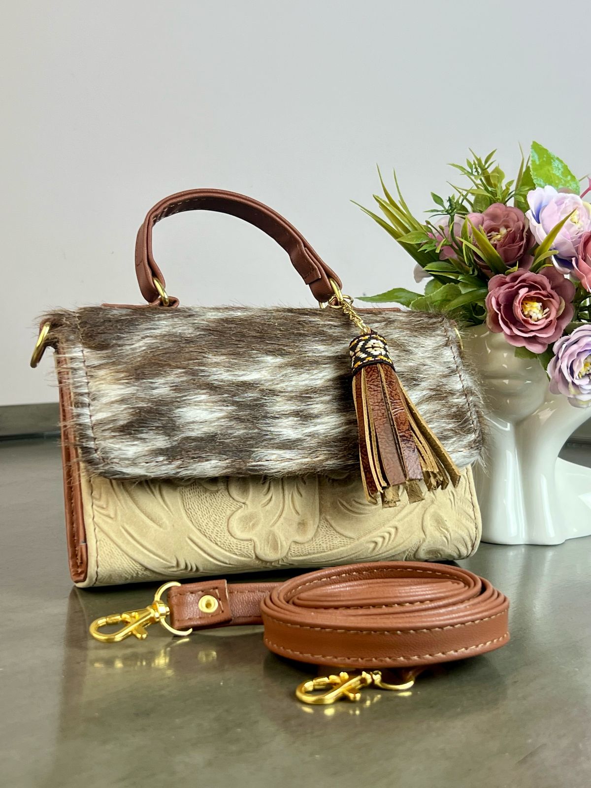 CROSSBODY DELIA ARENA PELO