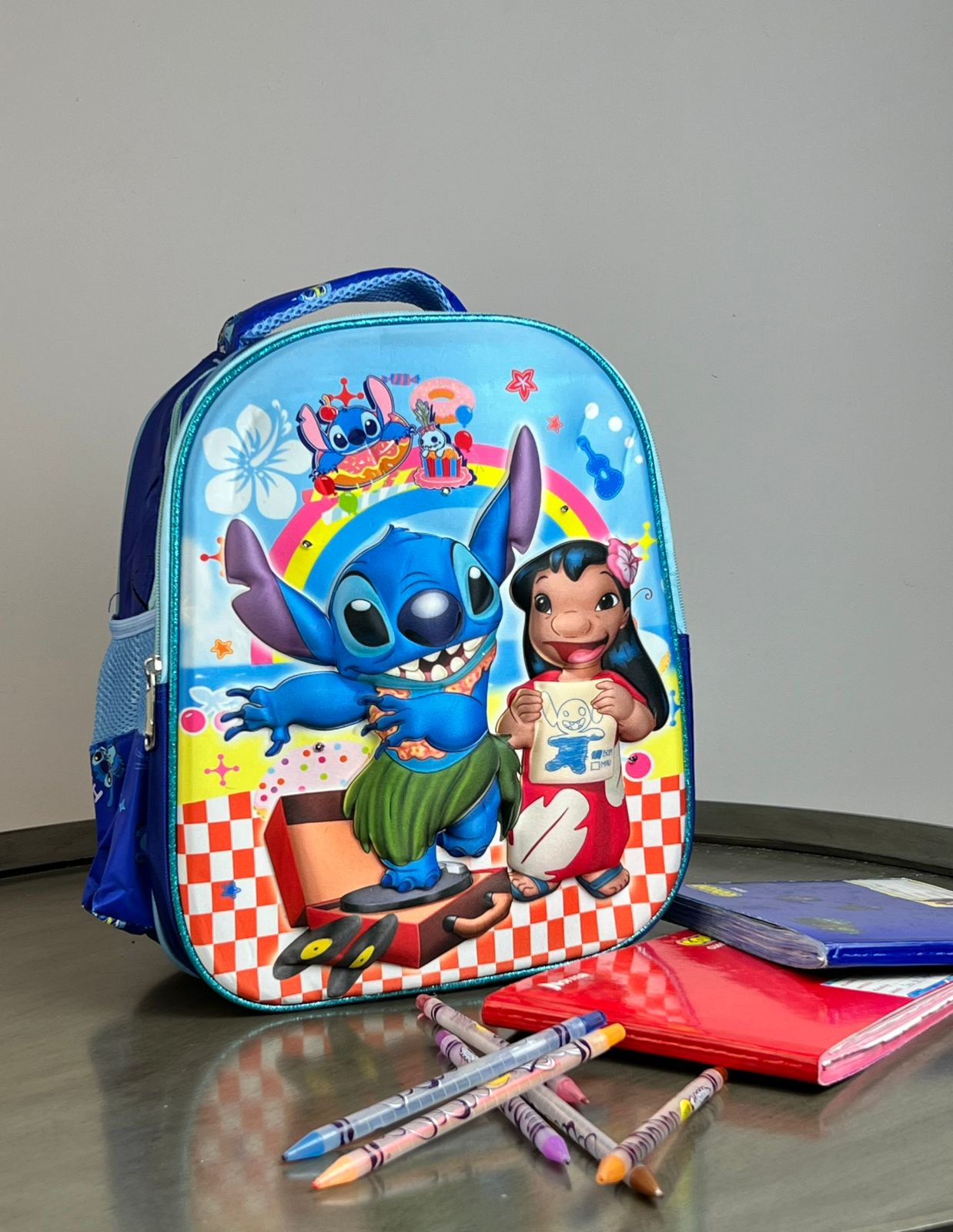MOCHILA KYNDER PERSONAJES 3D LILO Y STITCH