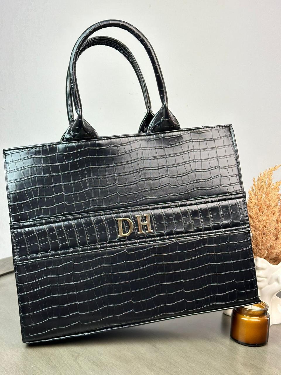 TOTE CLASICA GDE ESPECIAL NEGRO DRILO