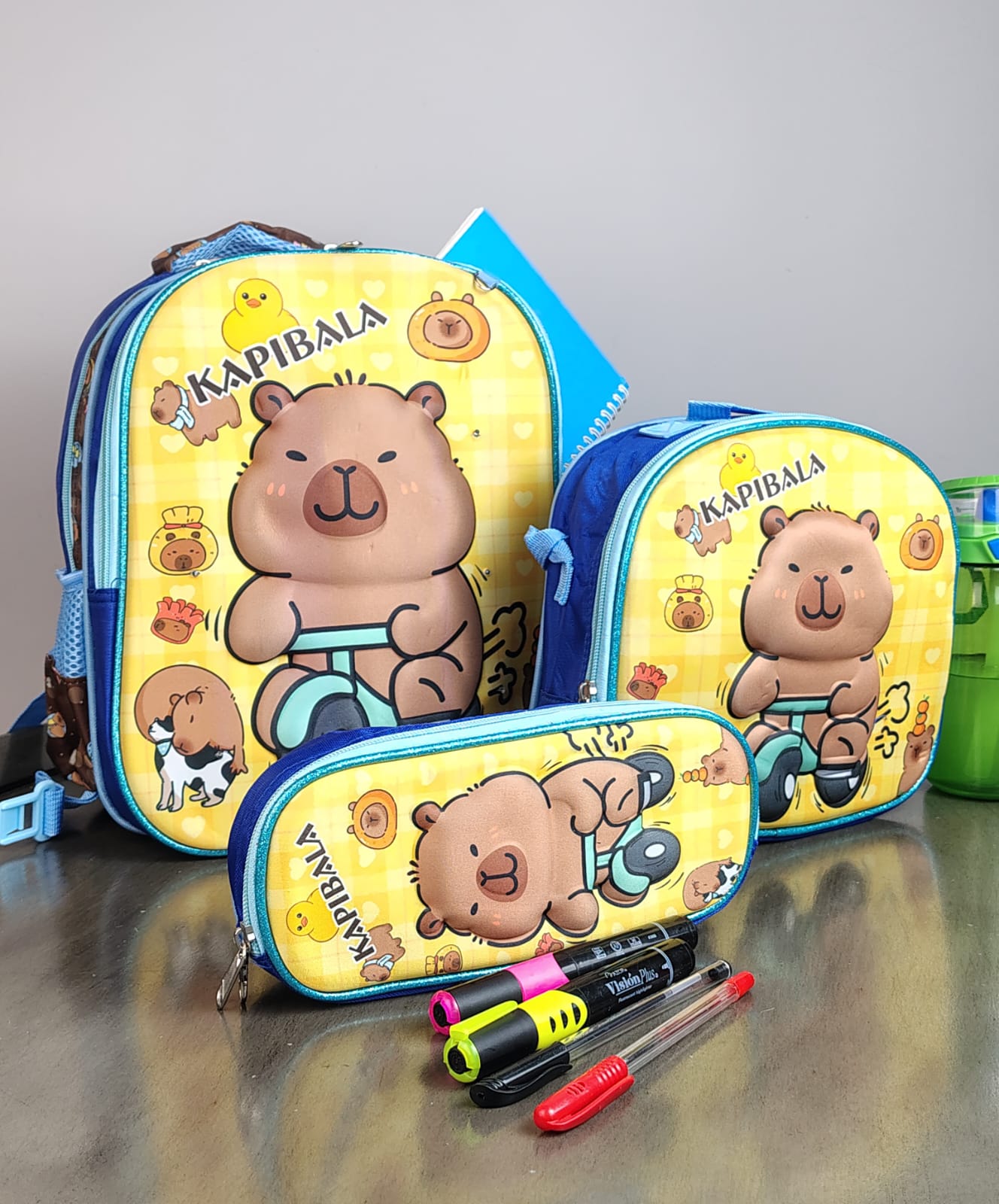 COMBO KINDER CAPYBARA SCOOTER AMARILLO/CELESTE