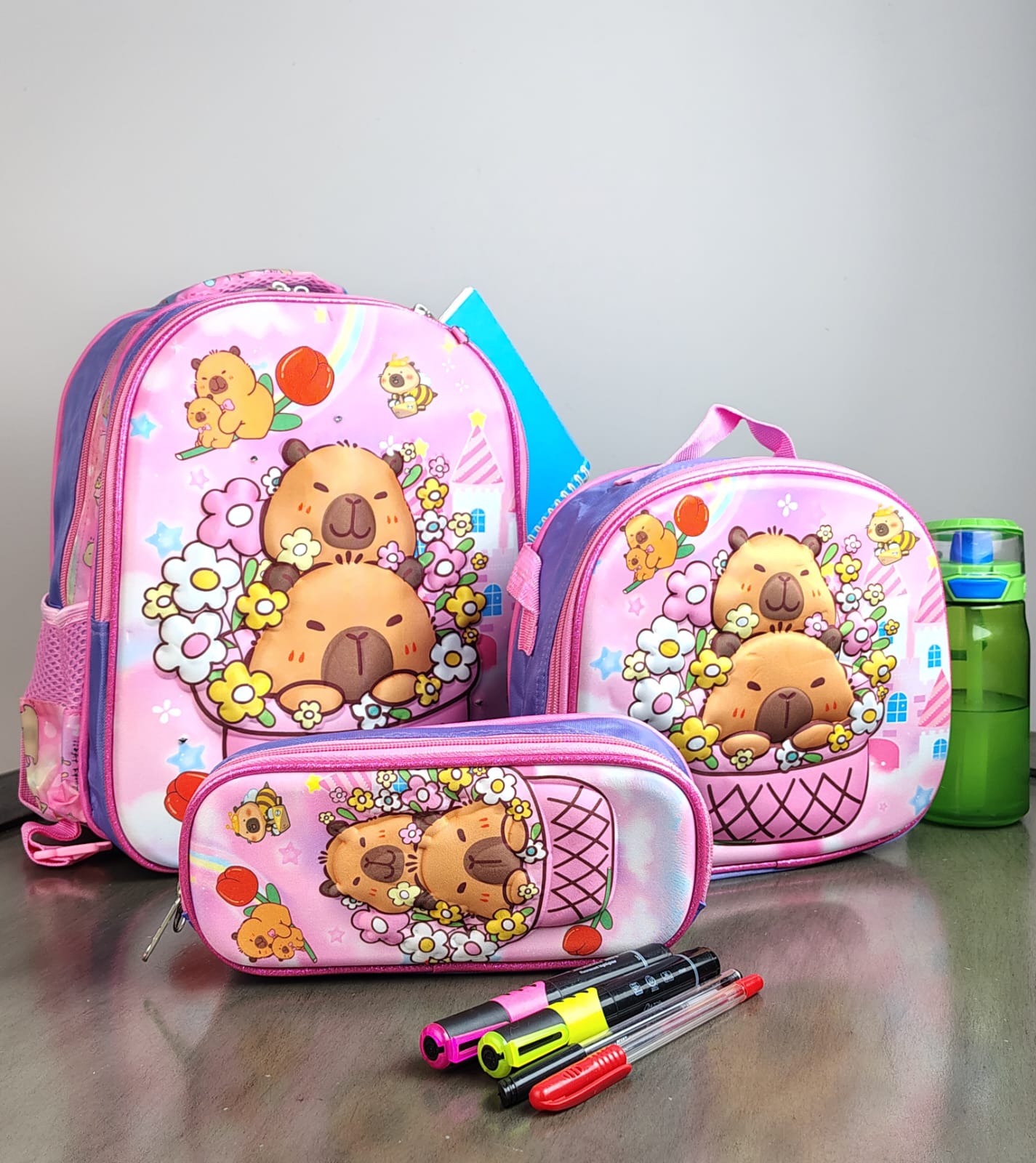 COMBO KINDER CAPYBARA CANASTA DE FLORES