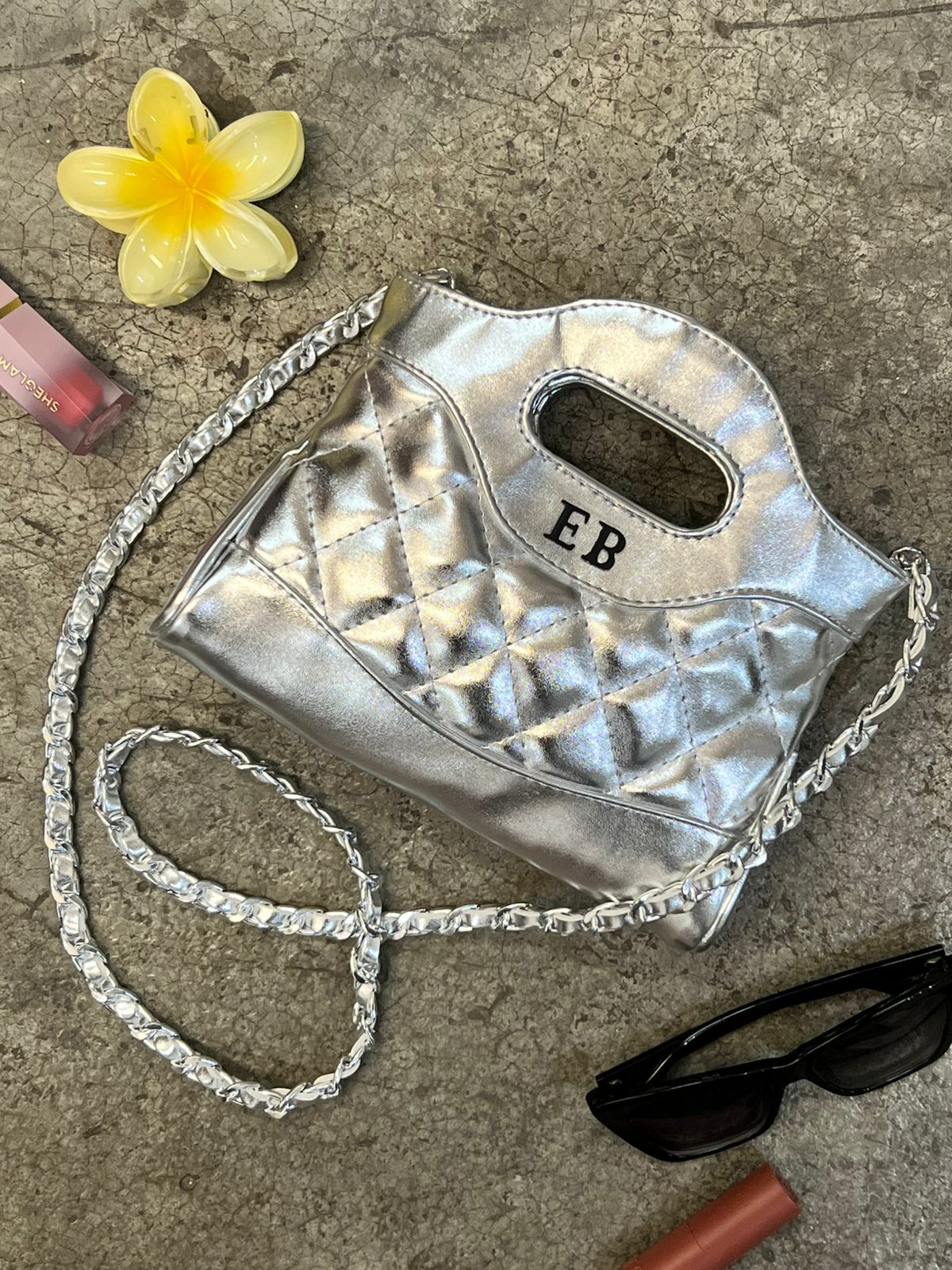DUPE NANO CHANEL 31 PLATA H/PLATA