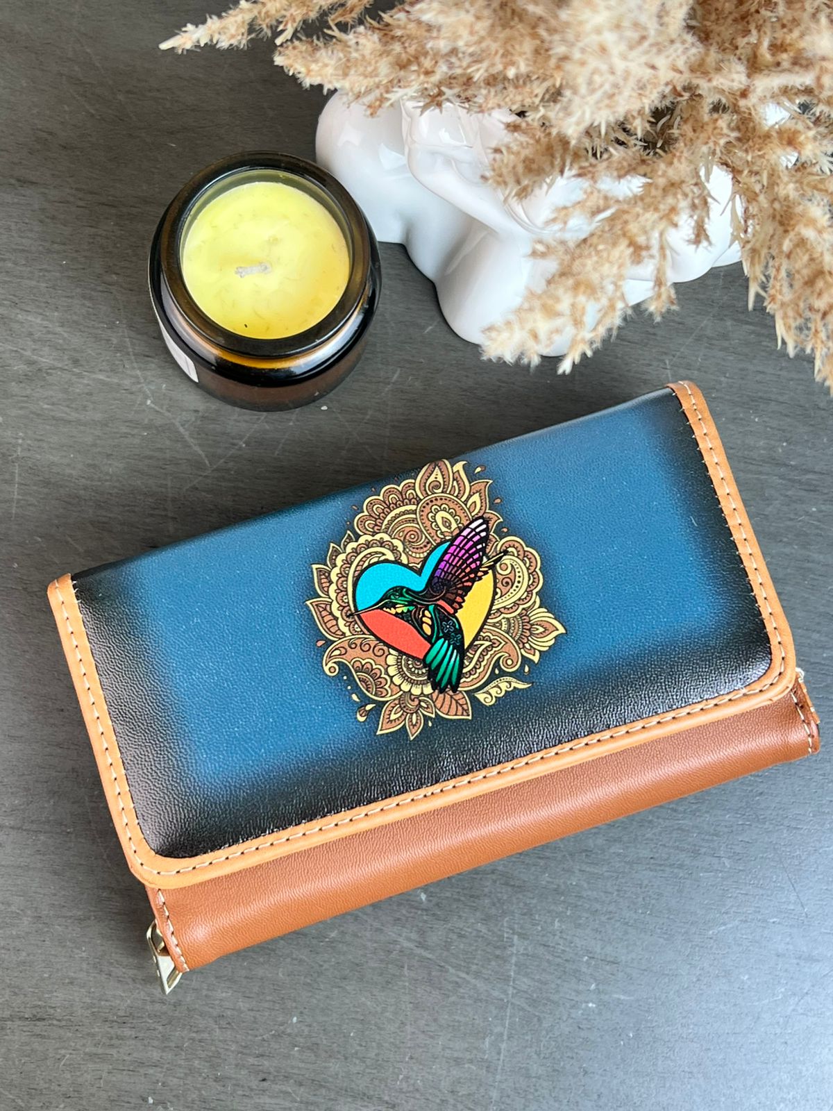 DB CARTERA COLIBRI AZUL