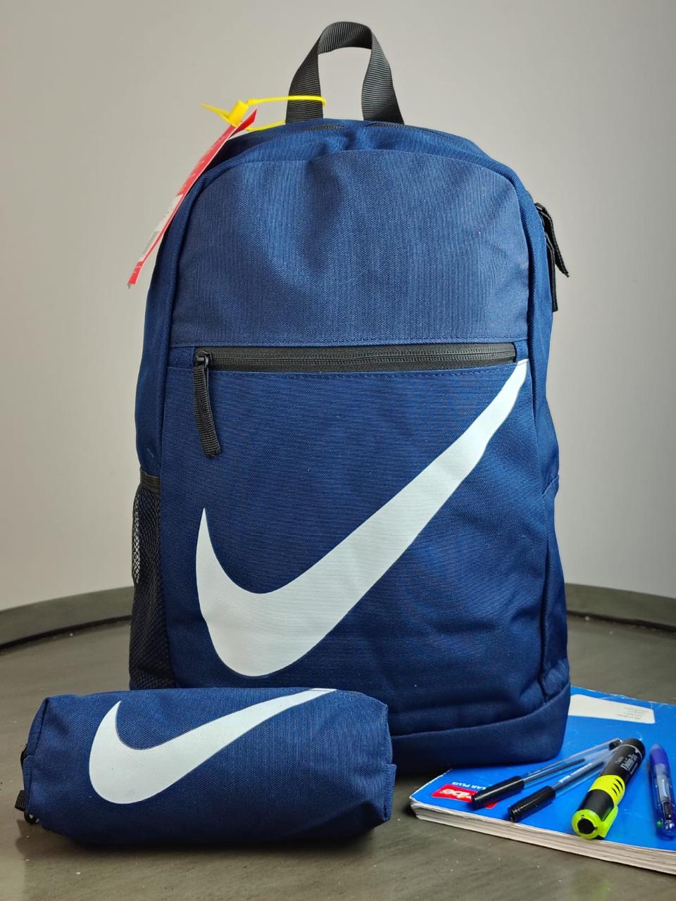 MOCHILA NIKE LAPICERA AZUL MARINO/BLANCO