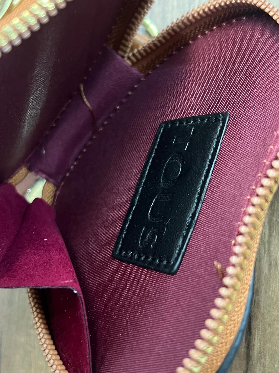 MONEDERO CORAZON TOUS CAMEL