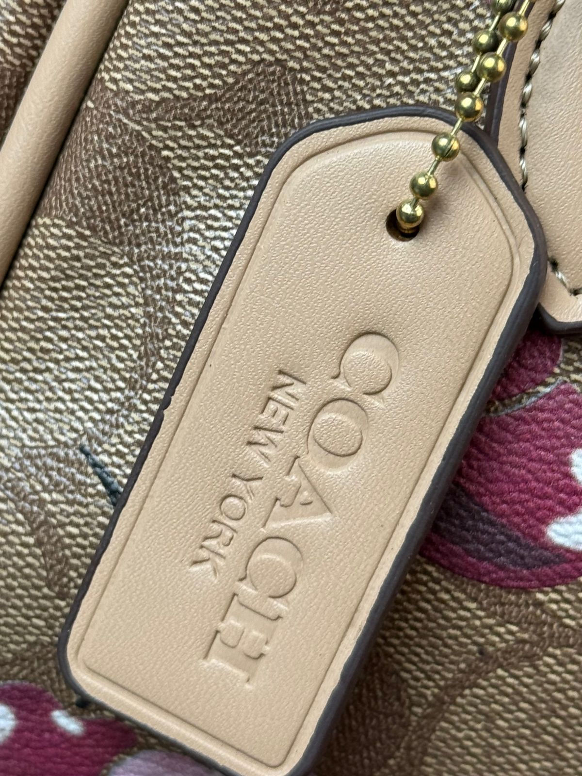 BOLSO COACH MALETITA KHAKI ESTAMPADO