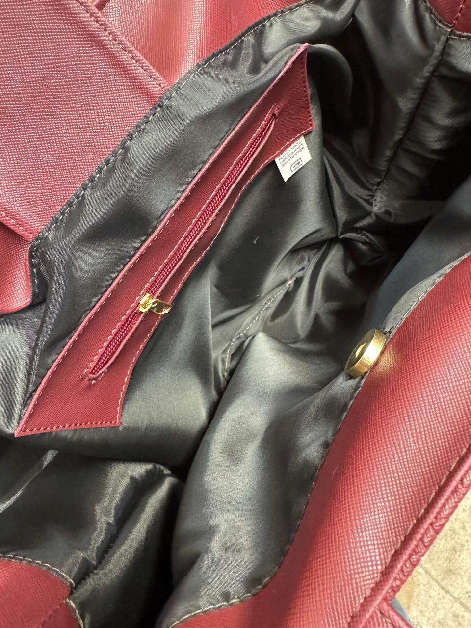 TOTE CLASICA GDE DORADO METÁLICO