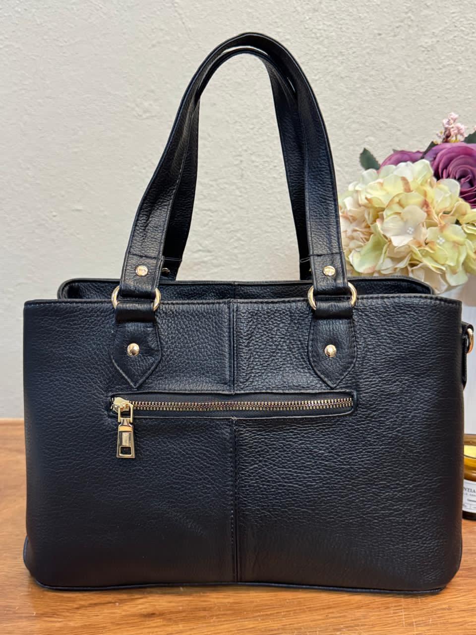 BOLSO 100% PIEL JORDANIA MARRON
