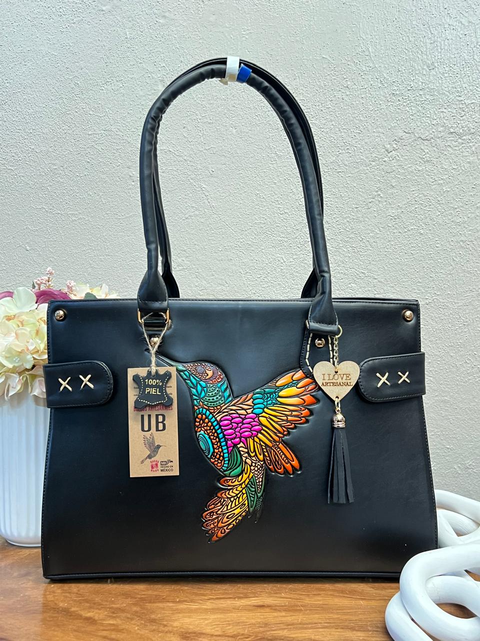UB MOD ARTESANAL "137" COLIBRI NEGRO/COLORES