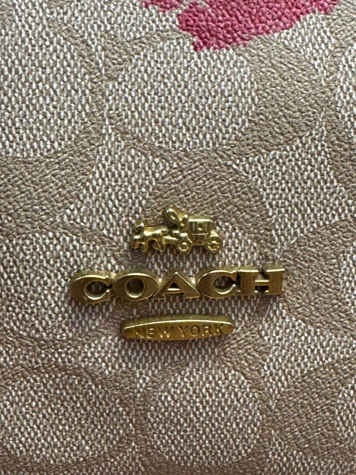 BANDOLERA COACH DOBLE CIERRE BLANCO BESOS
