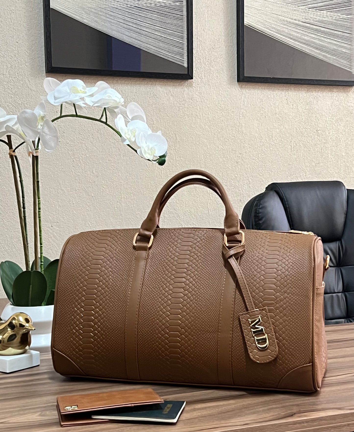 MALETA LCON TAG LATERALES CAMEL