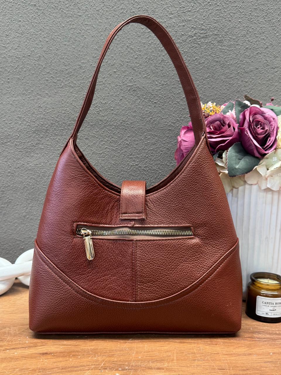 BOLSO 100% PIEL BÉLGICA NEGRO