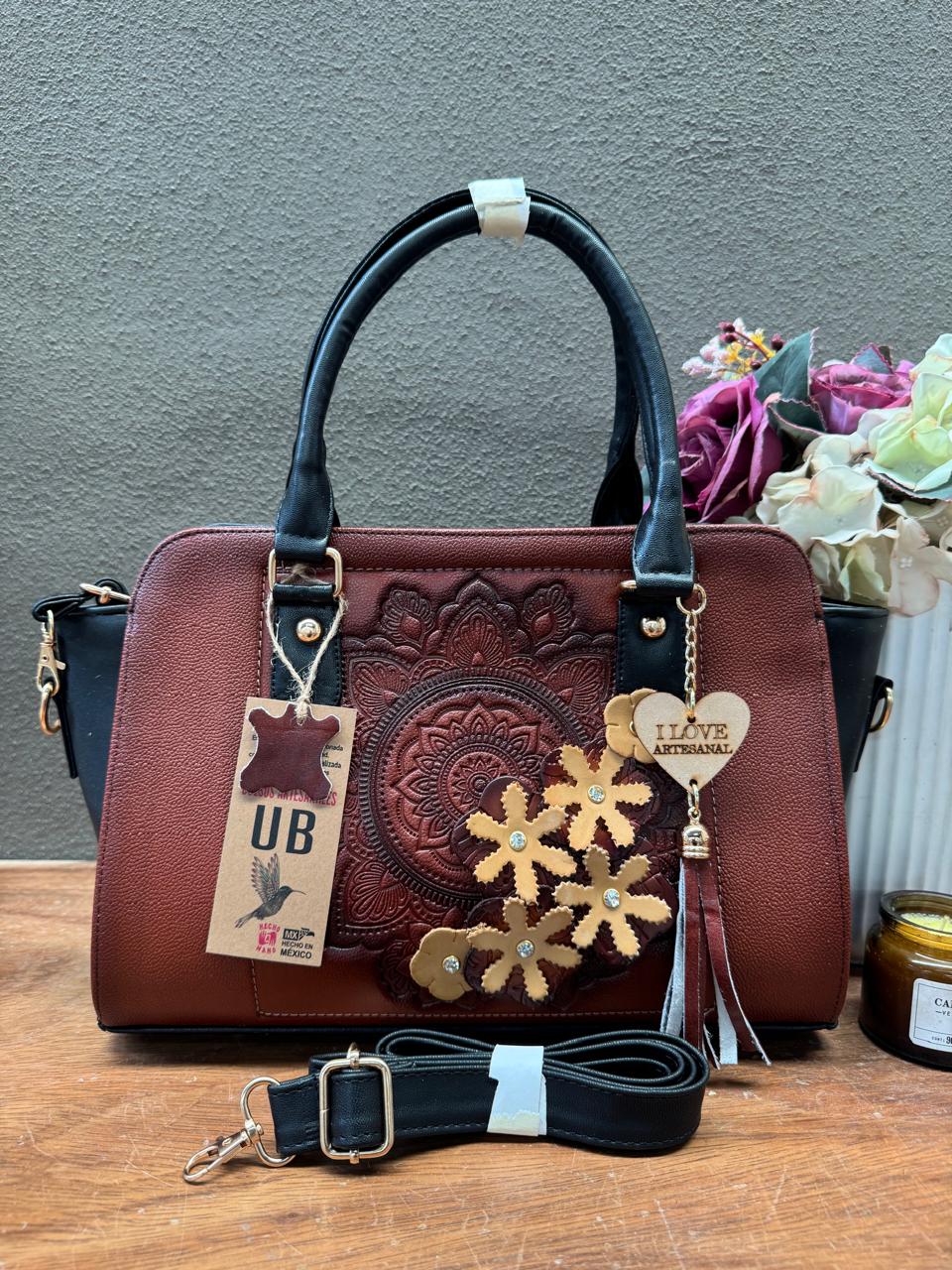 UB MOD ARTESANAL SANDY MANDALA MARRON/AMARILLO