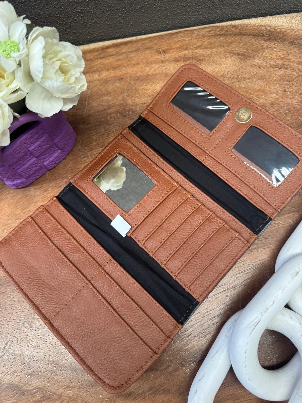 CARTERA CINCELADA EVORA PAJA AVEJENTADO CRAZY