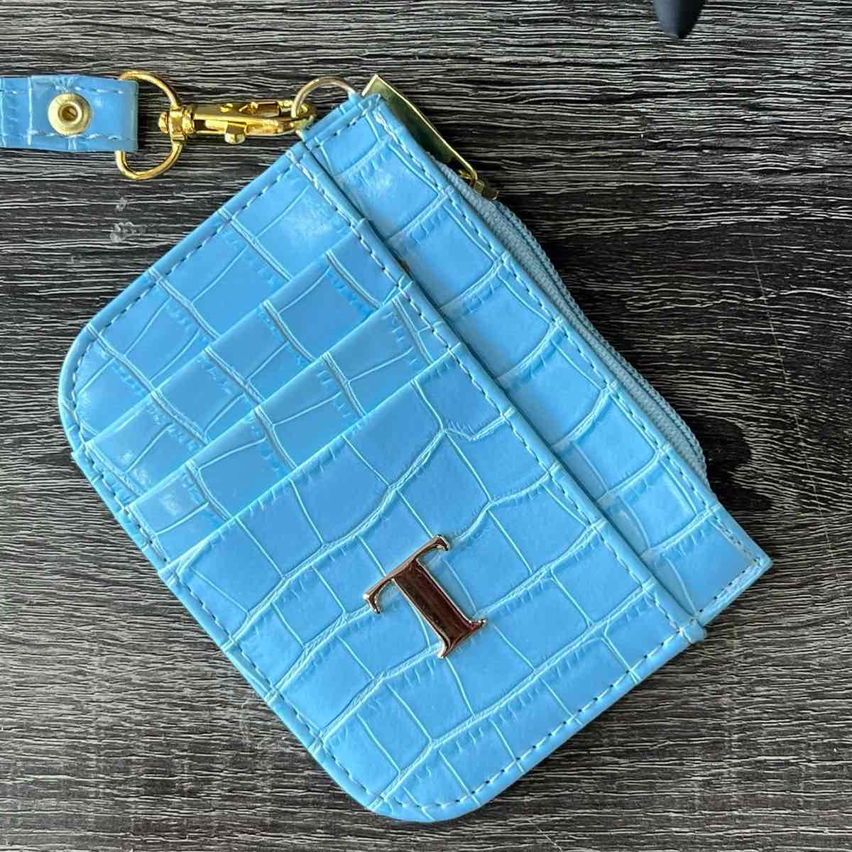 TARJETERO/MONEDERO AZUL DRILO