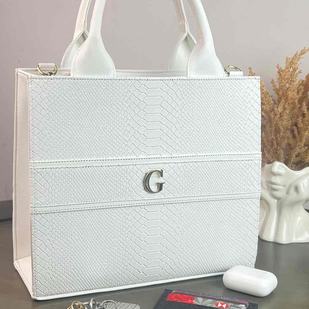 TOTE CLASICA MEDIANA BLANCO