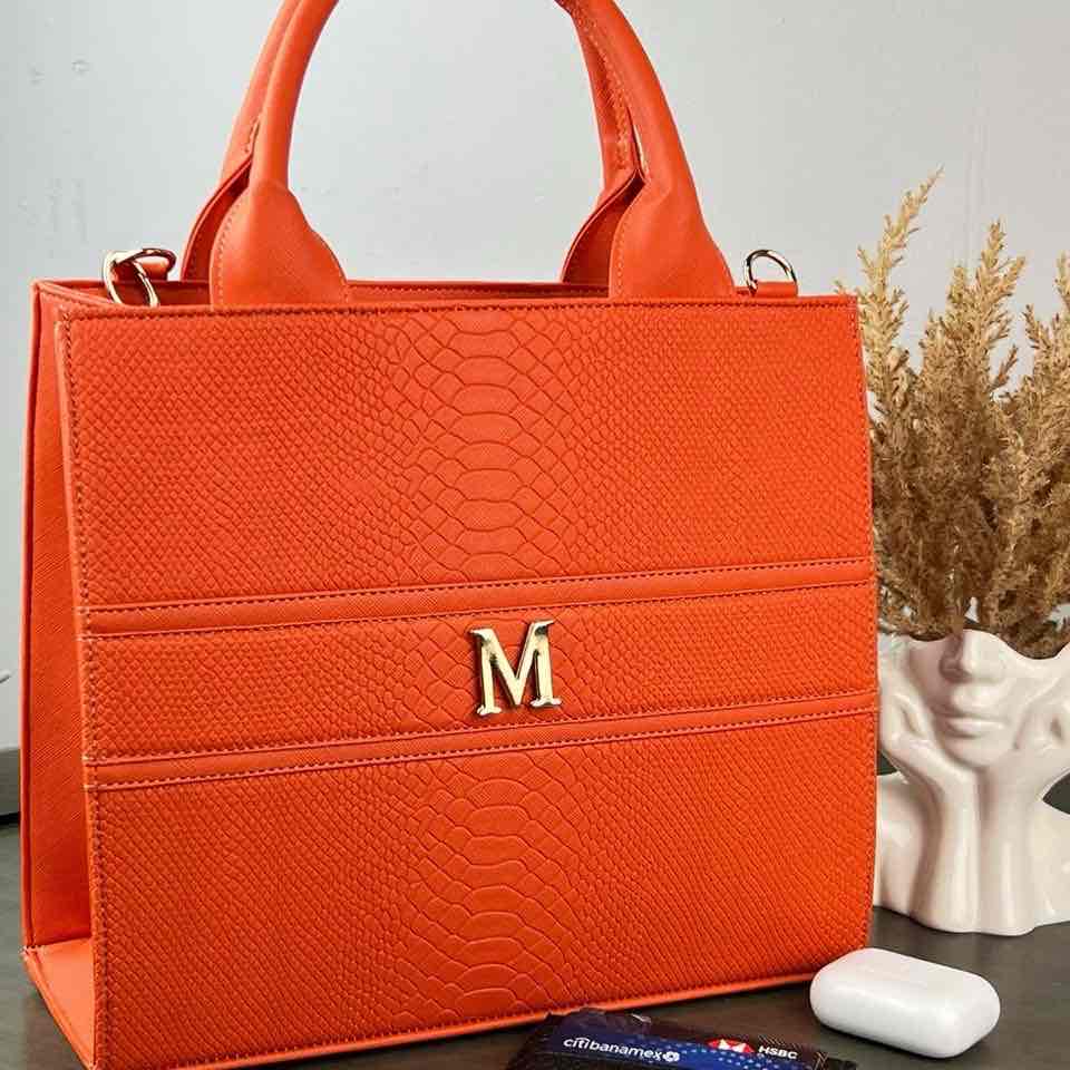 TOTE CLASICA MEDIANA NARANJA