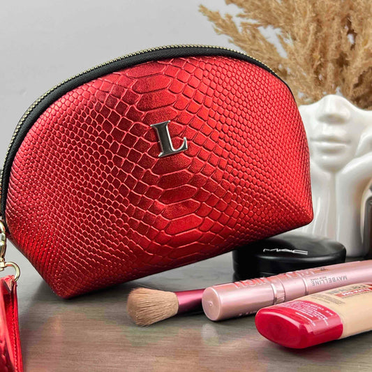 COSMETIQUERA ROJO METALICO
