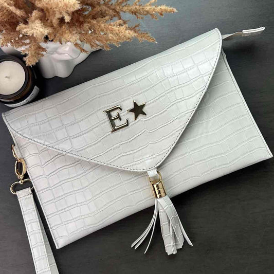 CLUTCH FINO DRILO LATTE