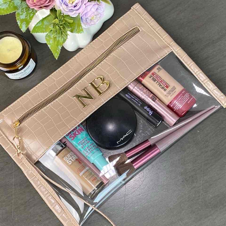 COSMETIQUERA DE MICA PLANA MAQUILLAJE DRILO
