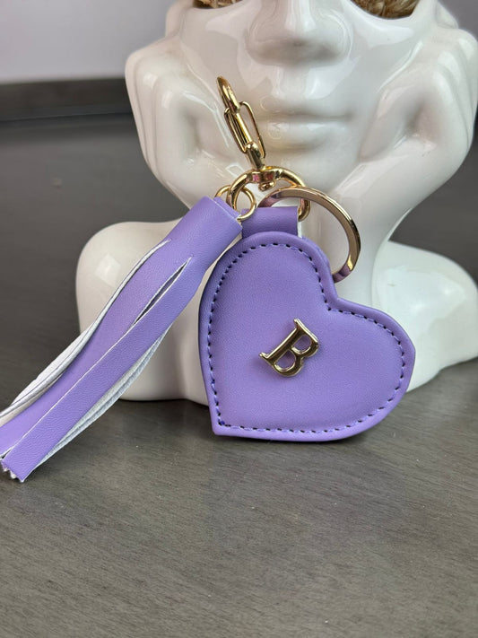 LLAVERO CORAZON AMAPOLA