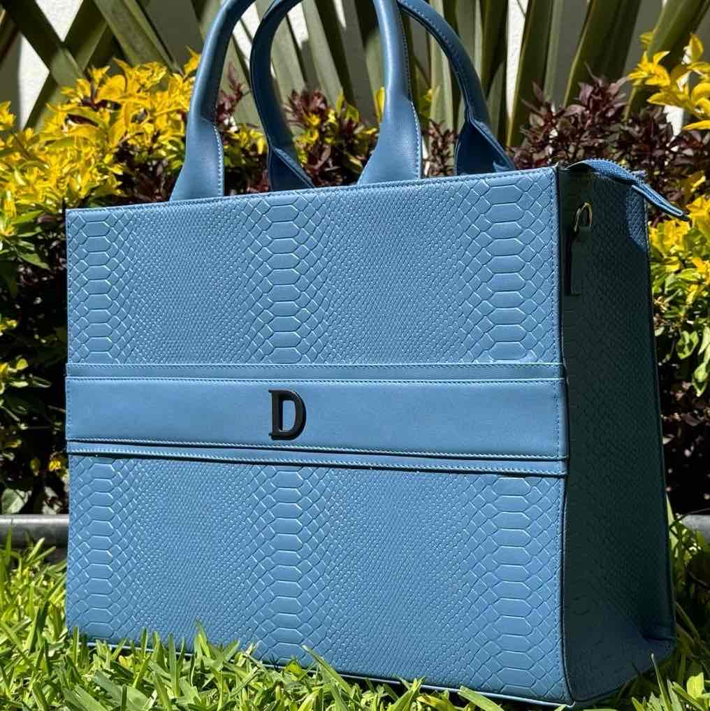 TOTE PREMIUM ZEUS AZUL MEZCLILLA