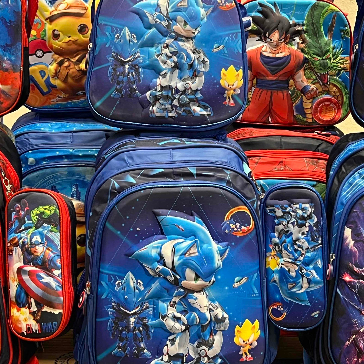 COMBO ESCOLAR DE NINO SONIC