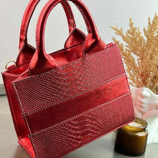 TOTE CLASICA MINI ROJO METALICO