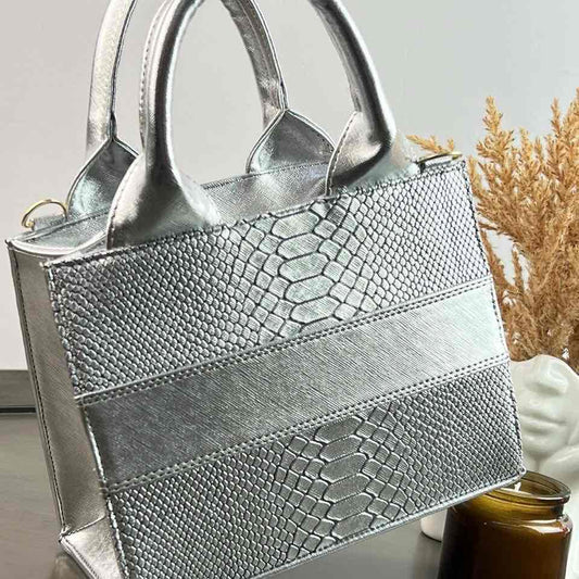TOTE CLASICA MINI PLATA METÁLICO