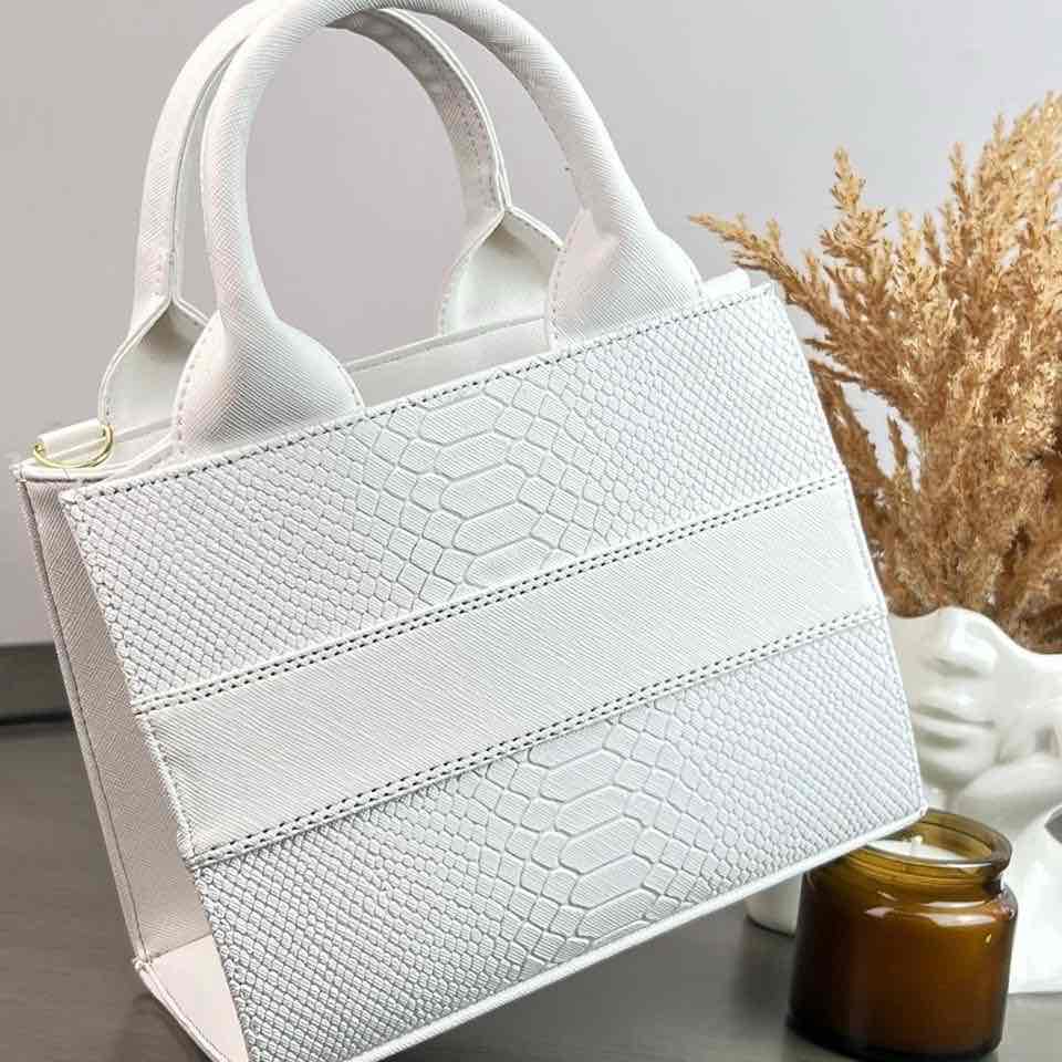 TOTE CLASICA MINI BLANCO