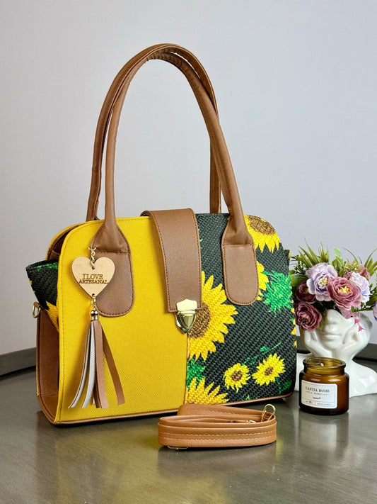 YUTE MODELO BROCHE AMARILLO