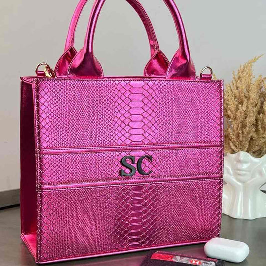 TOTE CLASICA MEDIANA FIUSHA METÁLICO