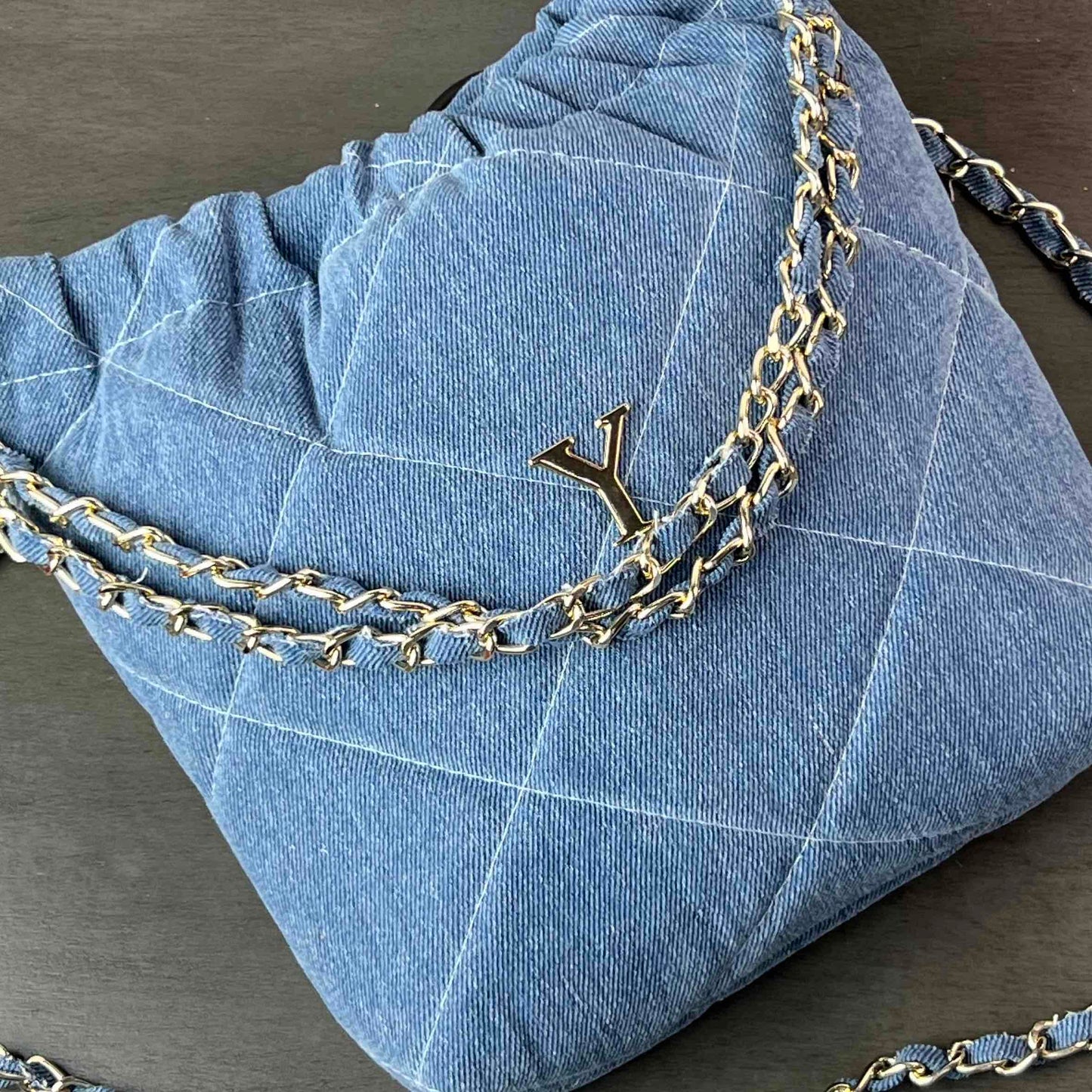 DUPE MINI DENIM H/DORADO