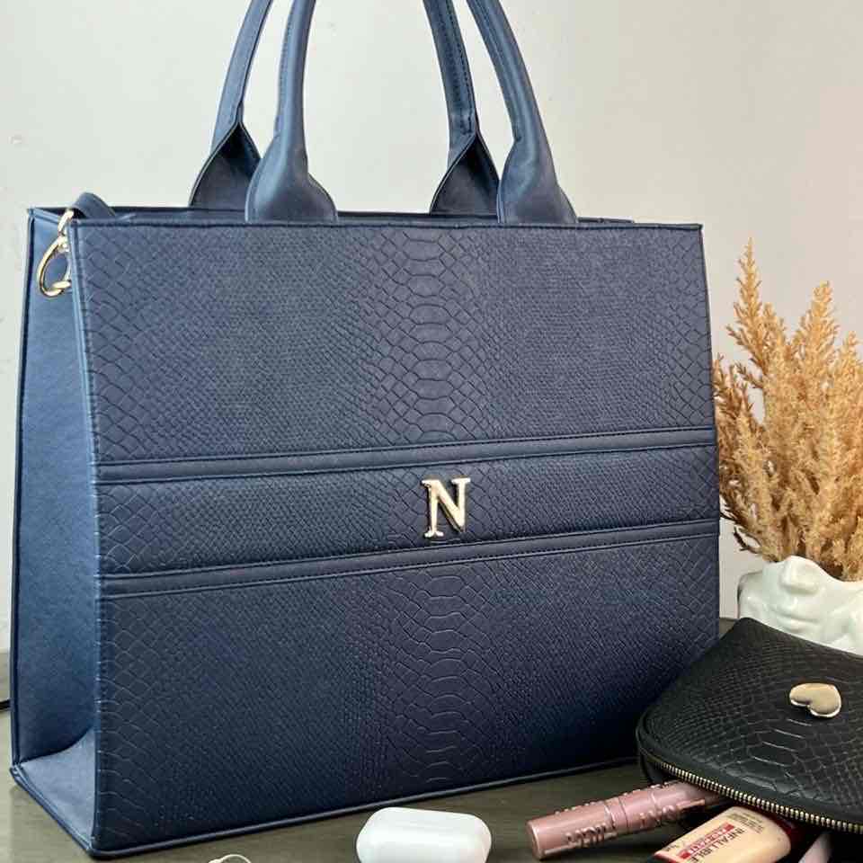 TOTE CLASICA GDE AZUL MARINO