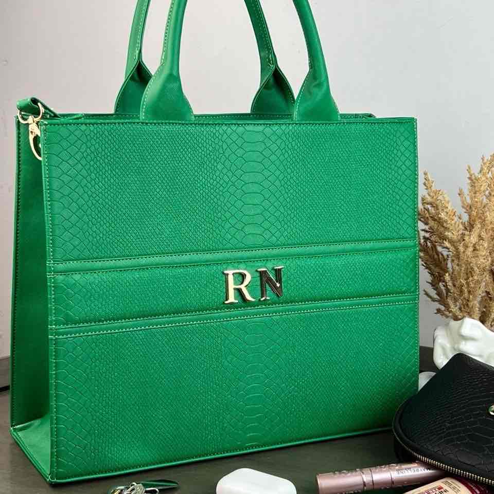TOTE CLASICA GDE VERDE BANDERA