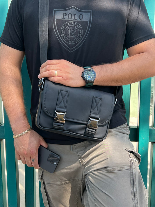 CROSSBODY HOMBRE LEO NEGRO