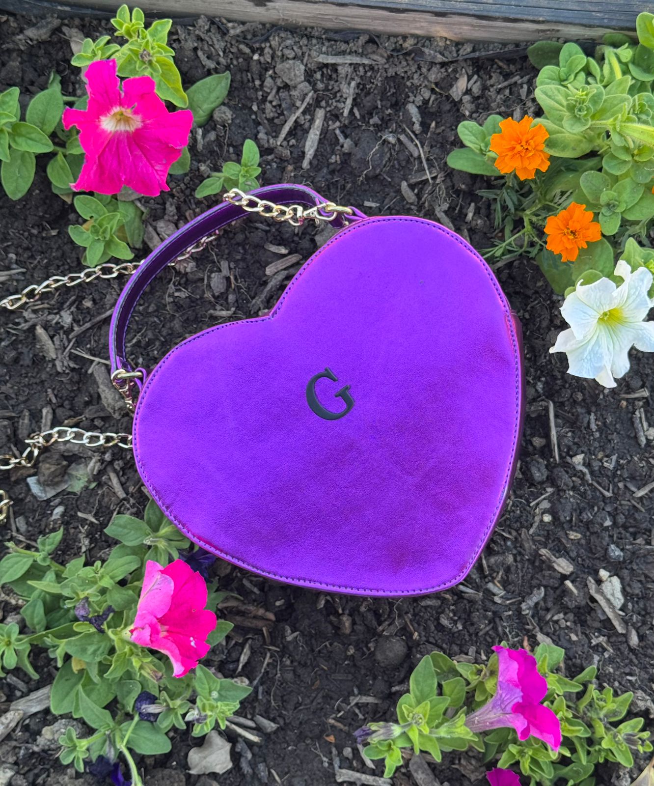 DIVINO CORAZON MORADO METALICO