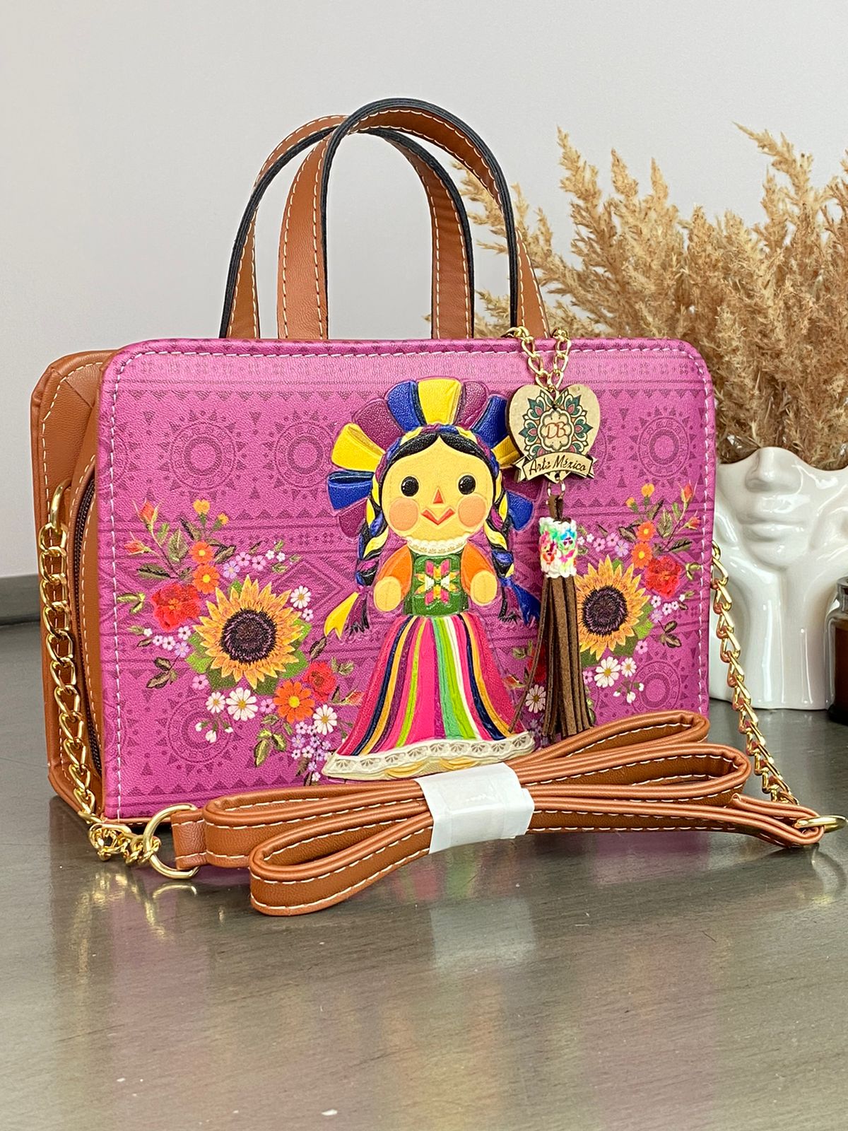 DB CROSSBODY LELE FUISHA/CAMEL