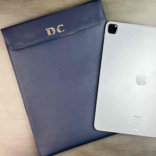 FUNDA PARA IPAD AZUL MARINO