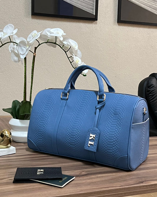 MALETA LCON TAG LATERALES AZUL MEZCLILLA