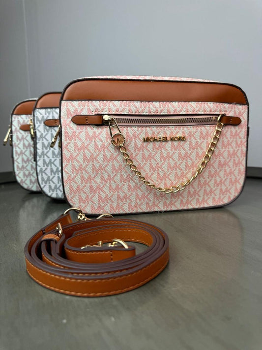 MK CROSSBODY SALMÓN