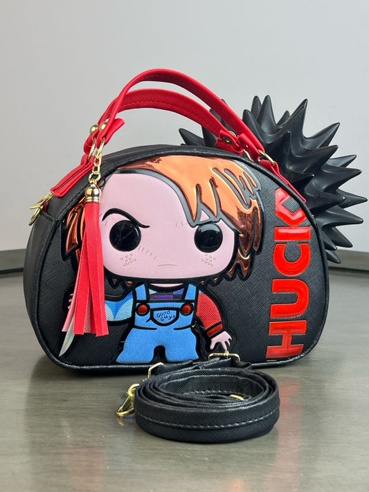 MALETITA PERSONAJE CHUCKY NEGRO/ROJO