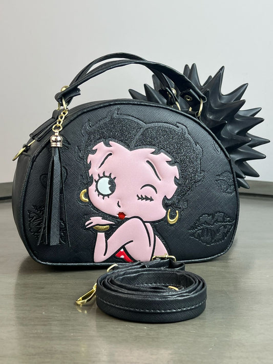 MALETITA PERSONAJE BETTY BOOP NEGRO BESO
