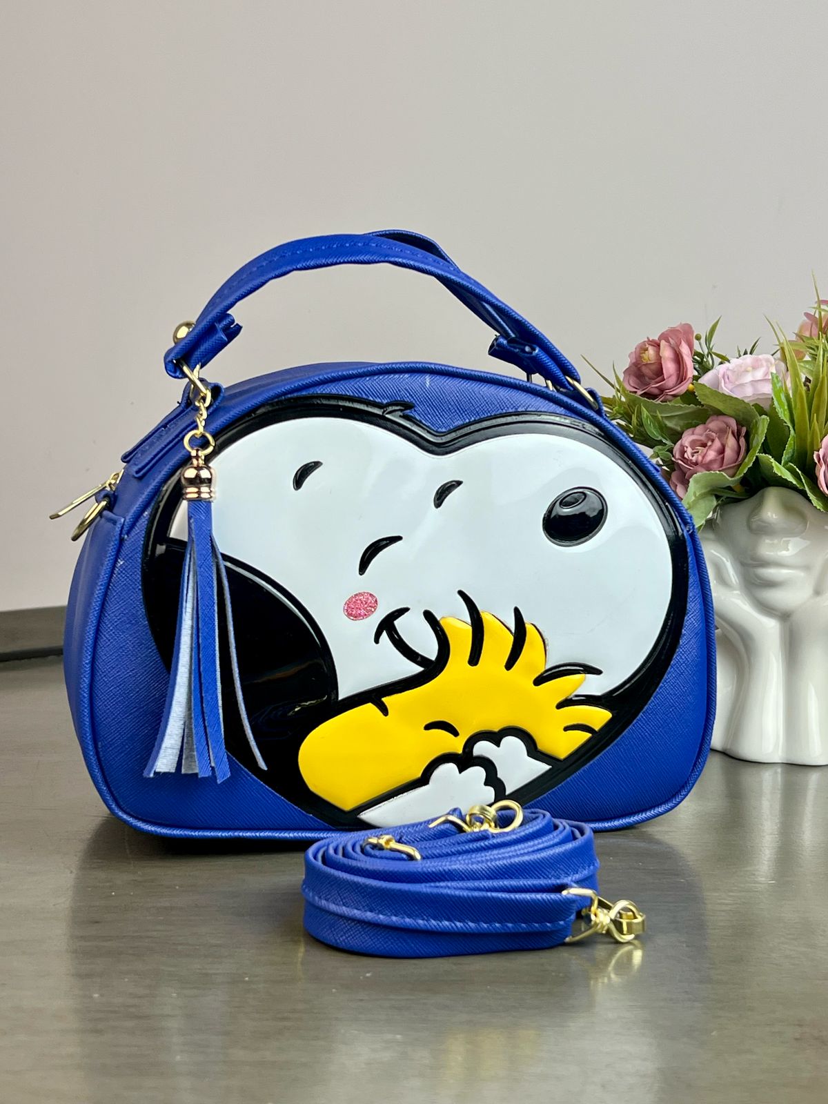 MALETITA PERSONAJE SNOOPY AZUL REY