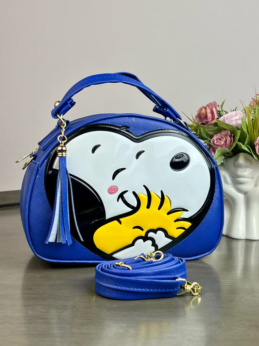 MALETITA PERSONAJE SNOOPY AZUL REY