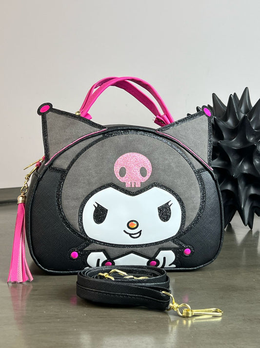MALETITA PERSONAJE KUROMI NEGRO/ROSA