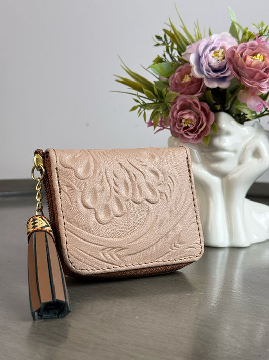 MONEDERO PIEL MAQUILLAJE